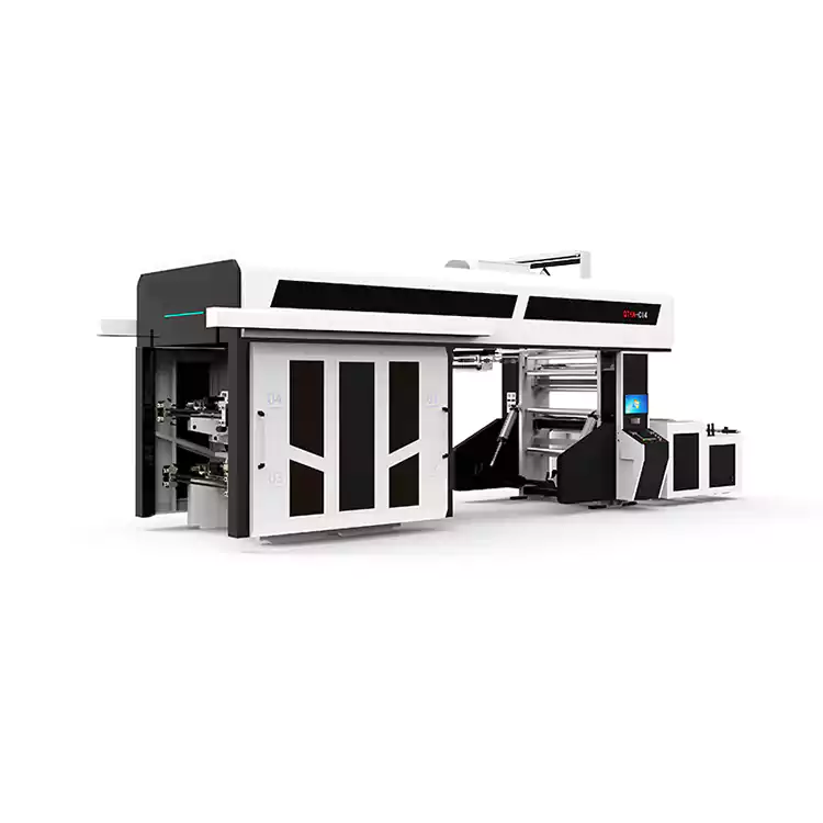 4-8 رنگ فلیکسوگرافک سی آئی پلاسٹک فلیکسو پرنٹنگ مشین