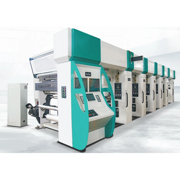 کمپیوٹرائزڈ آٹومیٹک روٹوگراوور پرنٹنگ مشین تھری ویکٹر موٹر