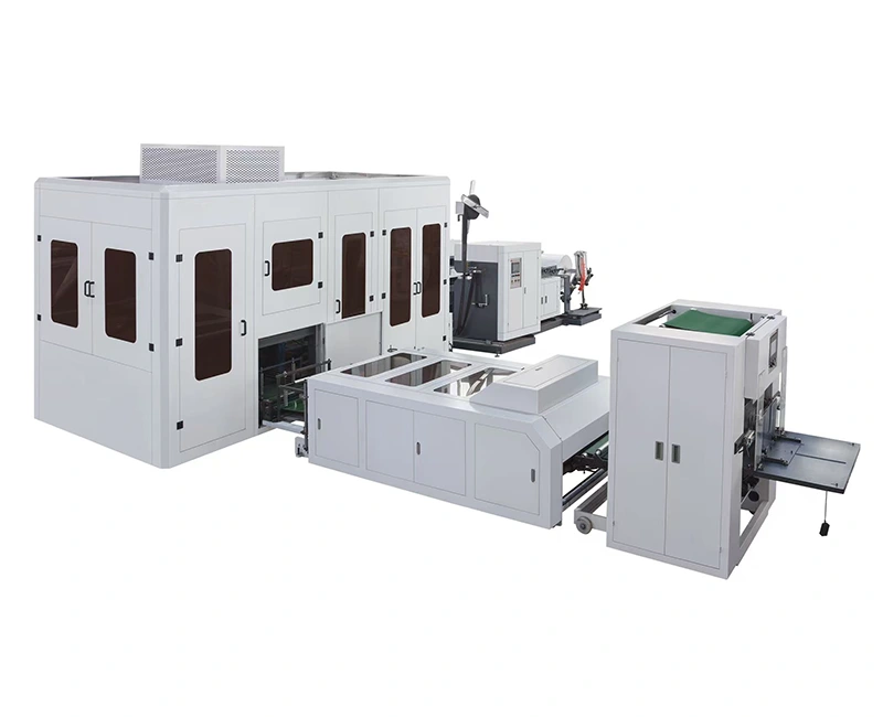 الٹراسونک غیر بنے ہوئے ڈی کٹ اور باکس کی قسم بیگ بنانے والی مشین